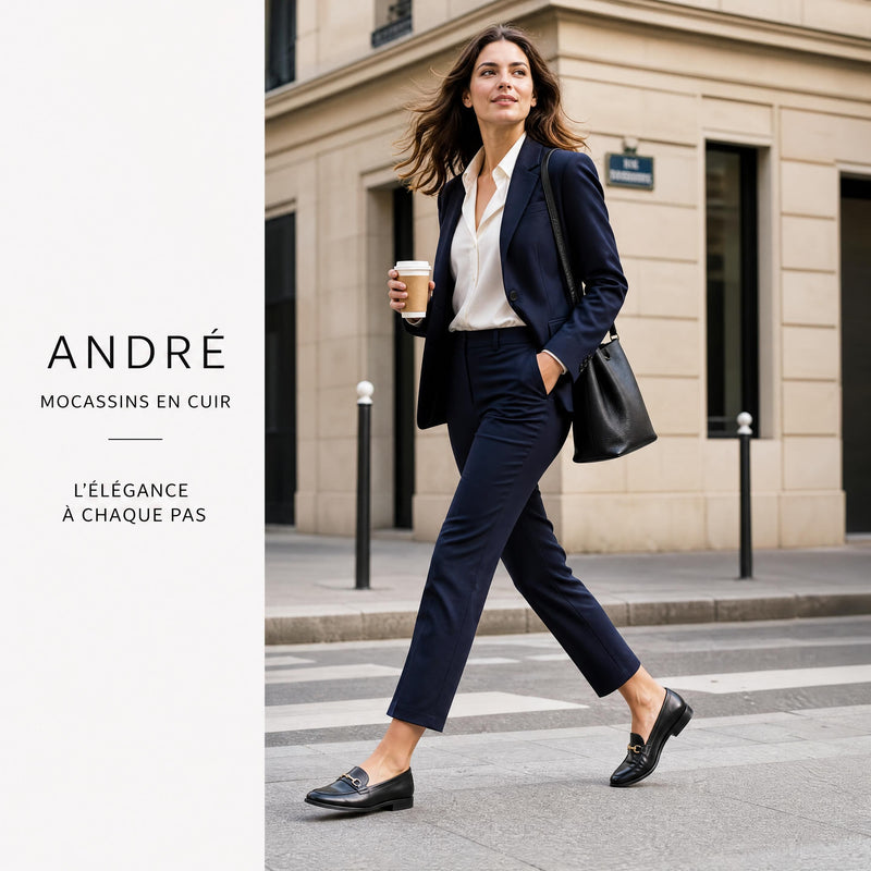 Une sélection de chaussures été tendance posées sur un fond ensoleillé, mettant en valeur des ballerines élégantes et des sandales en c...
![Chaussures femme actives : comment allier style et confort au bureau en 2026 ?