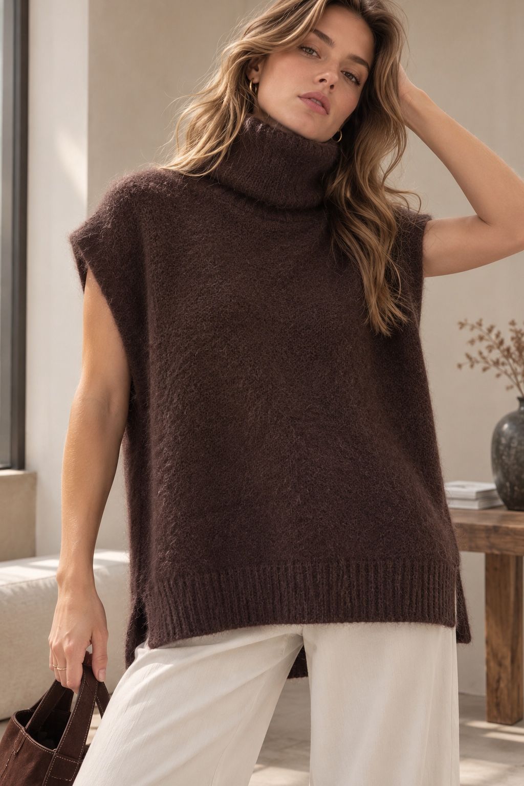 SOLENNE CHOCOLAT - PULL