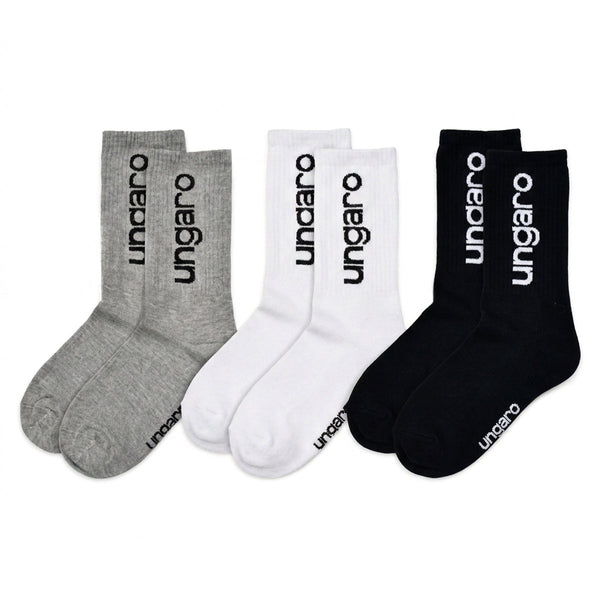 Set de 3 chaussettes Ungaro - Noir / Blanc / Gris