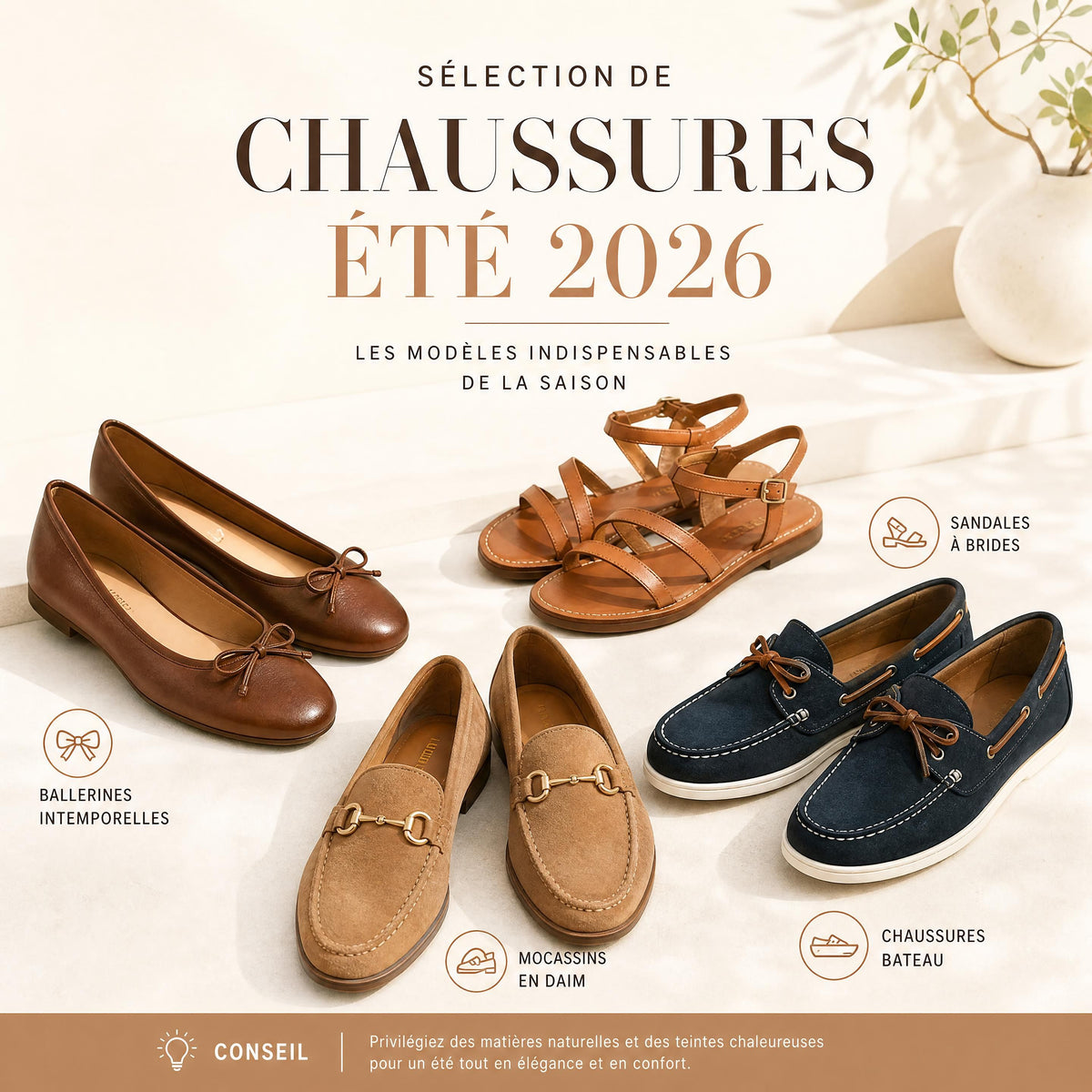 Chaussures été 2026 : les tendances femme et homme à adopter pour un look stylé