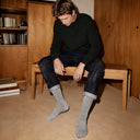 Chaussettes en laine Alliance - Gris clair