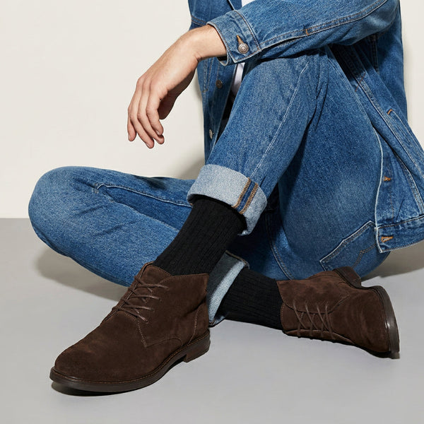 Chaussettes en laine Alliance - Noir
