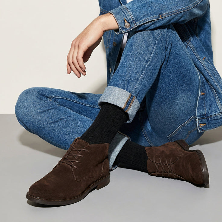 Chaussettes en laine Alliance - Noir