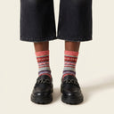 Chaussettes en laine Aztèques - Multico rouge