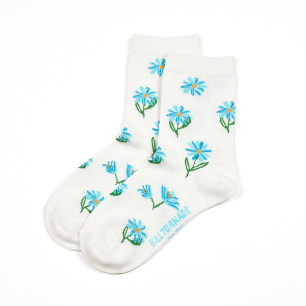 Chaussettes Bleuet - Blanc