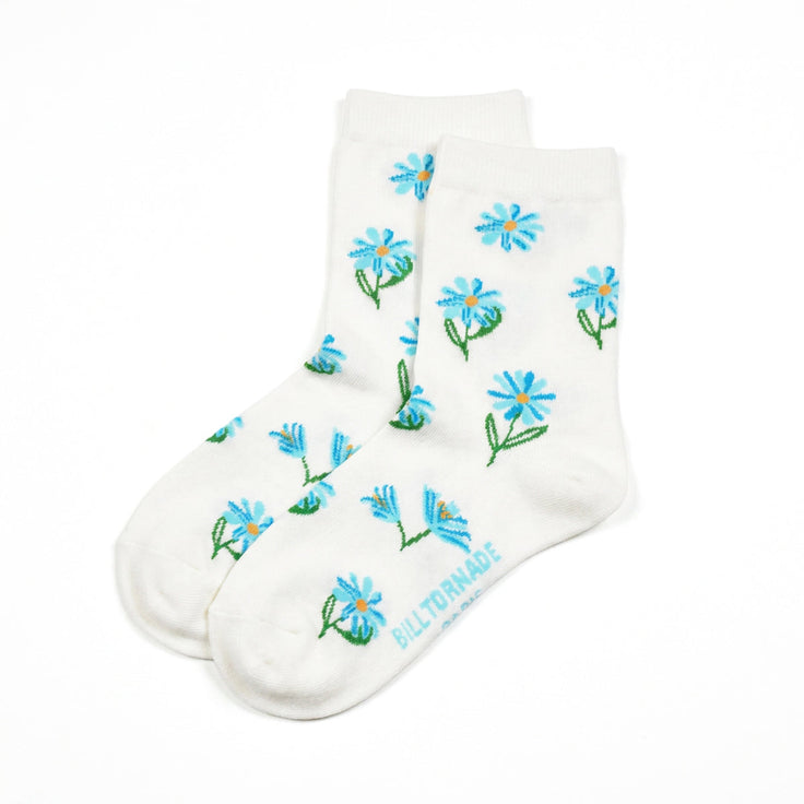 Chaussettes Bleuet - Blanc