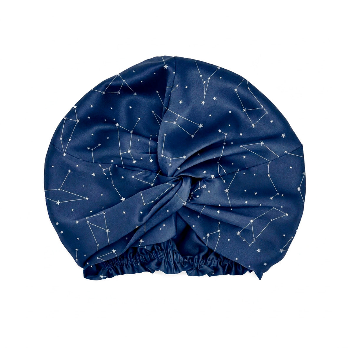 Silk sleep bonnet - Astral Nighttime Caress - 20 x 30 cm