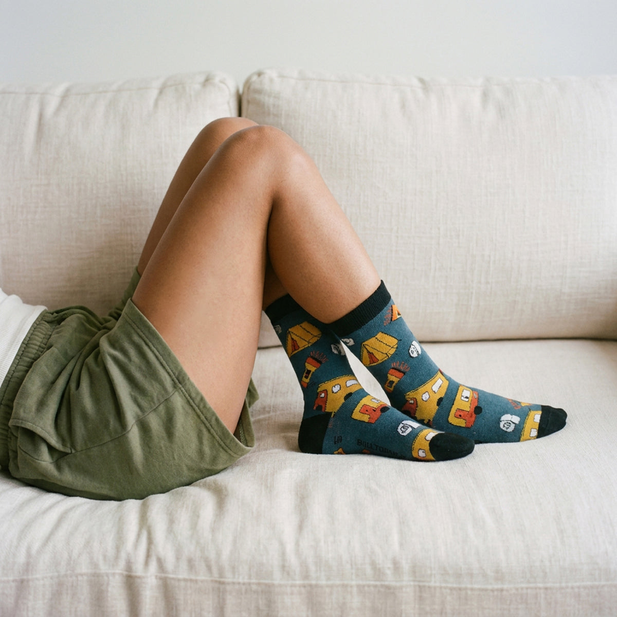 Chaussettes Camping - Bleu marine