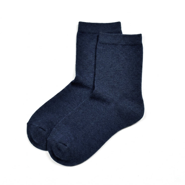 Chaussettes en laine Chaleur - Bleu marine