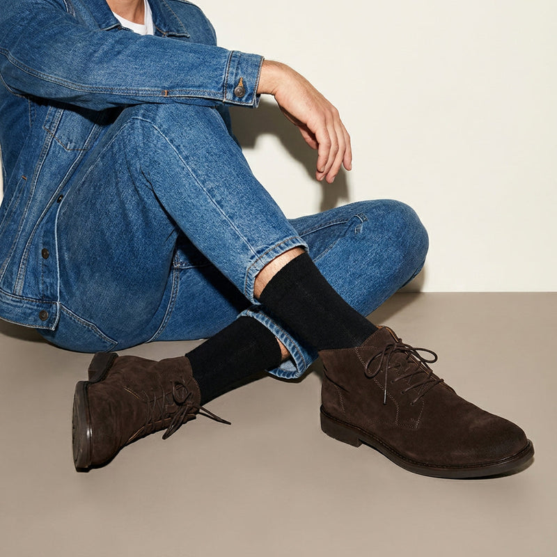 Chaussettes en laine Chaleurie - Noir