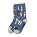 Longues chaussettes Chiens - Bleu