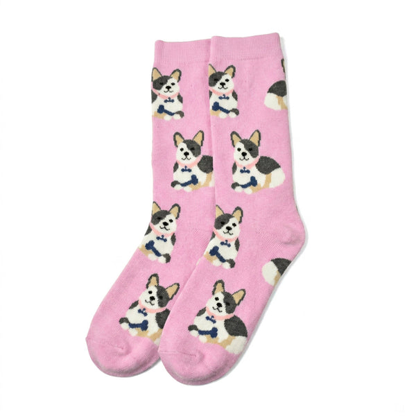 Longues chaussettes Corgi - Mauve
