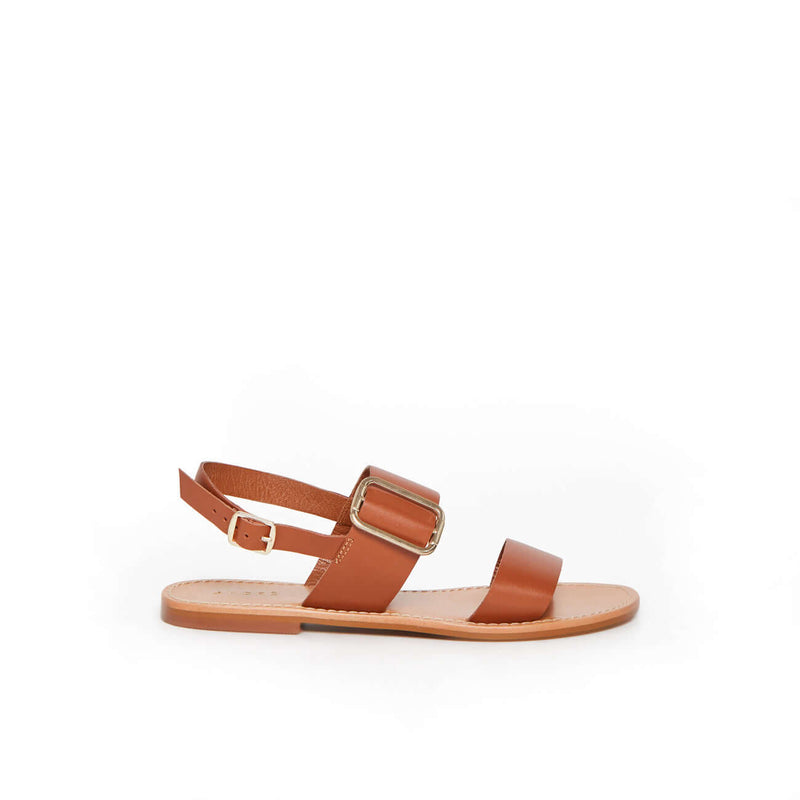 SANDALE JASPE COGNAC - André