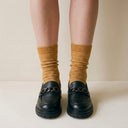 Chaussettes Lignes fins - Jaune