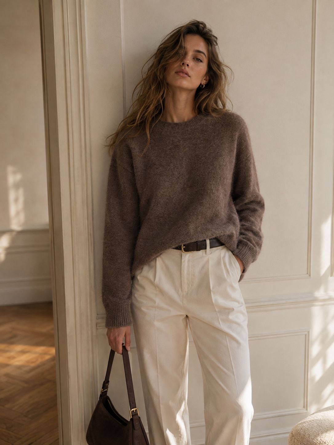 LUCETTE TAUPE - PULL