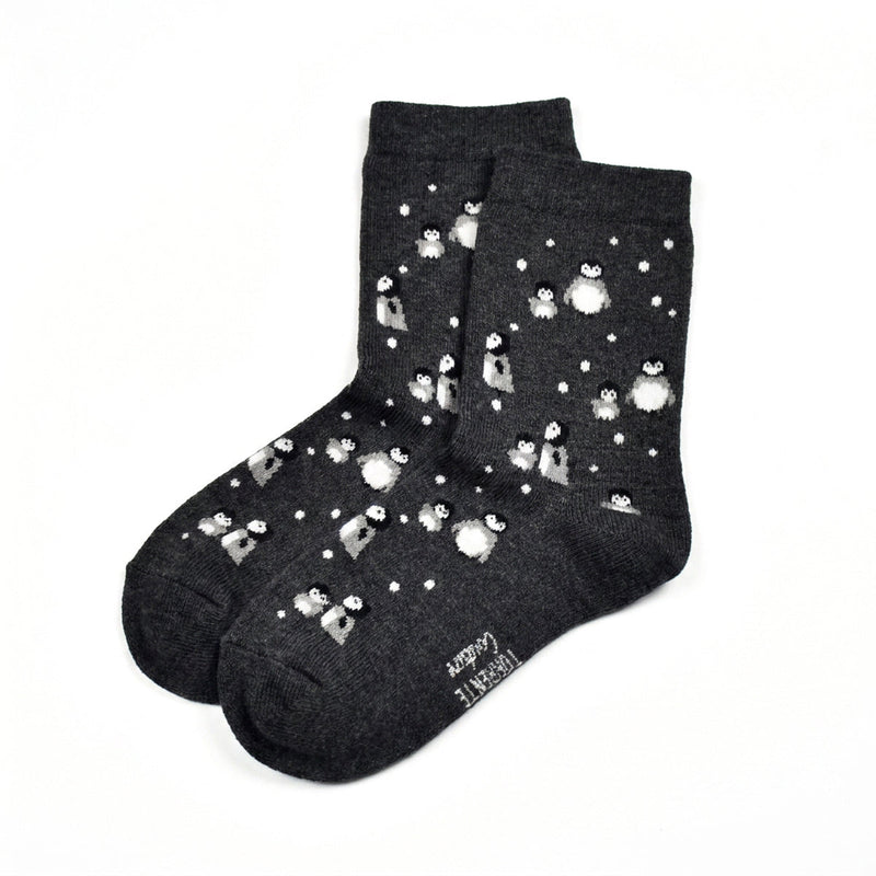 Chaussettes Manchots - Gris foncé