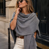 MARGUERITE GRIS - PONCHO