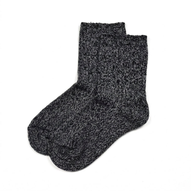 Chaussettes en laine Mélange - Bleu gris