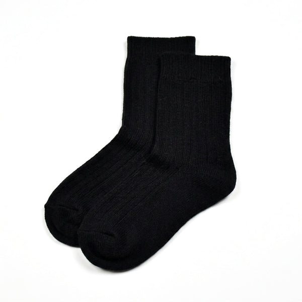 Chaussettes en laine Mélange - Noir