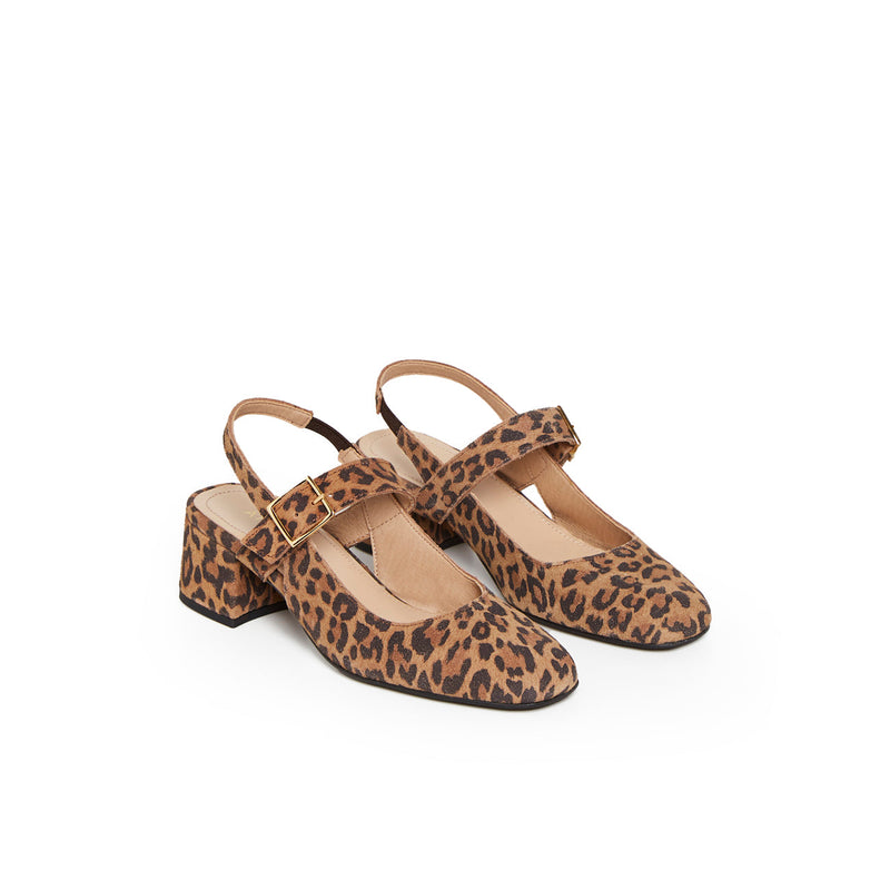 SLINGBACK MONA LEOPARD - André
