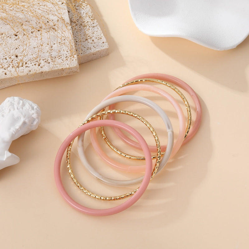 BRACELET JONC NOELLA ROSE - Maison André