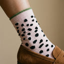 Chaussettes Pépites - Rose clair