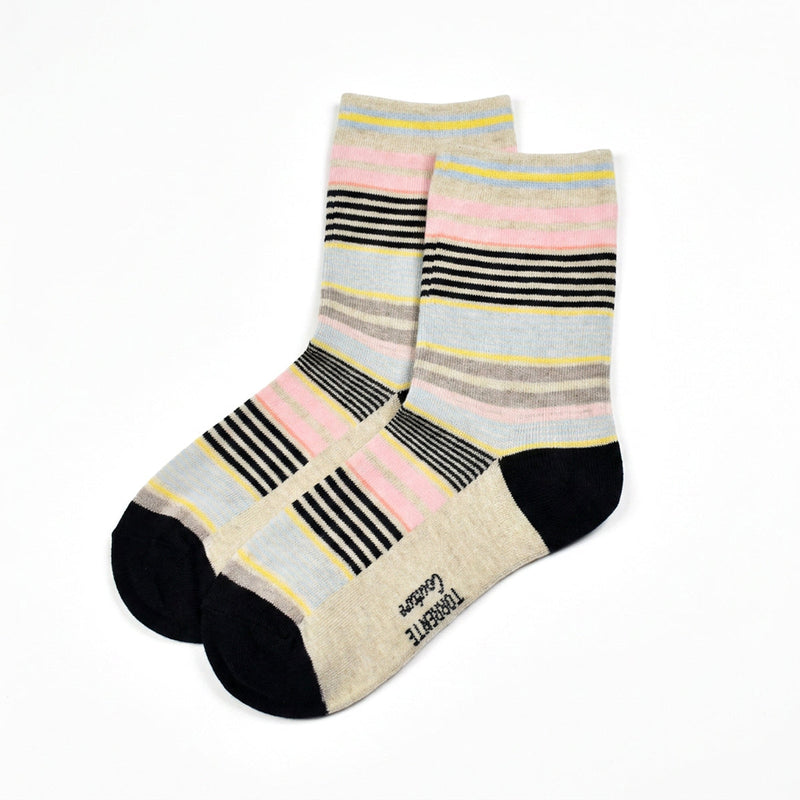 Chaussettes Rayé - Multico jaune