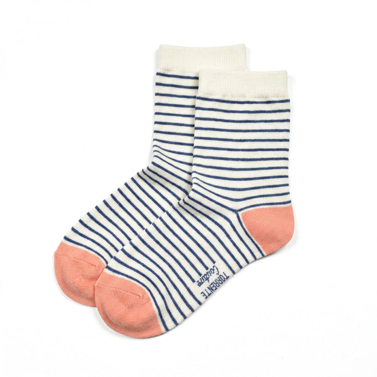 Chaussettes Rayures - Bleu