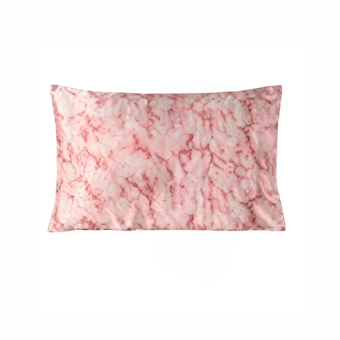 Taie d’oreiller en soie - Lunéia Marbre rose - TAIES