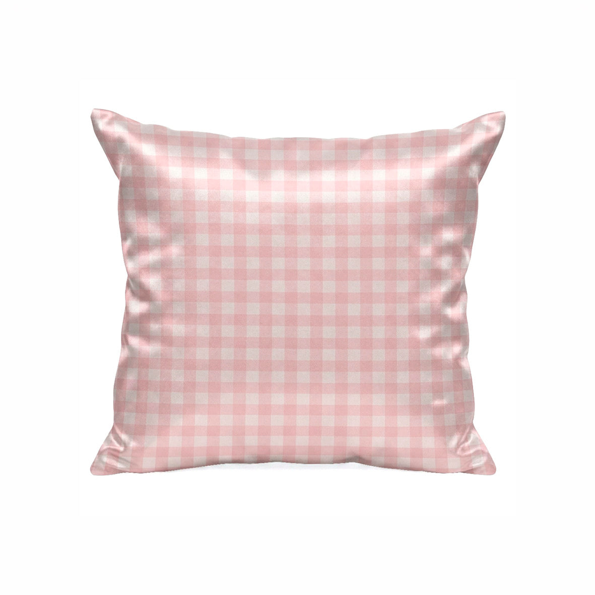 Taie d’oreiller en soie - Lunéia Rose vichy - TAIES