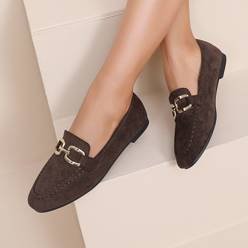YALENA CHOCOLAT - MOCASSIN